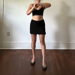 Unif black liou skirt